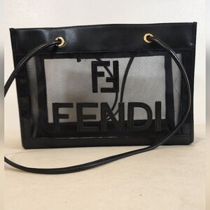 Fendi Mesh Shopper tote. Amazing shoulder drop. Super cute!